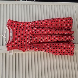 Hanna Andersson EUC Red Sleeveless Dress sz 110